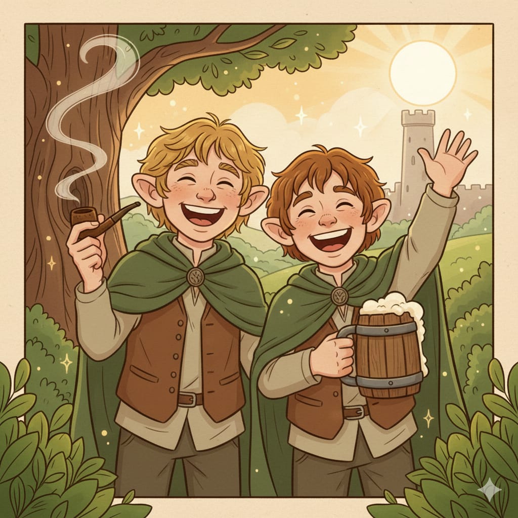 今を楽しむメリーとピピン