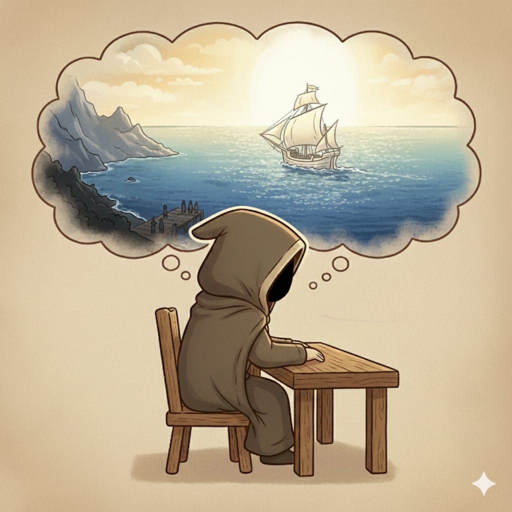 西方へ思いを馳せる