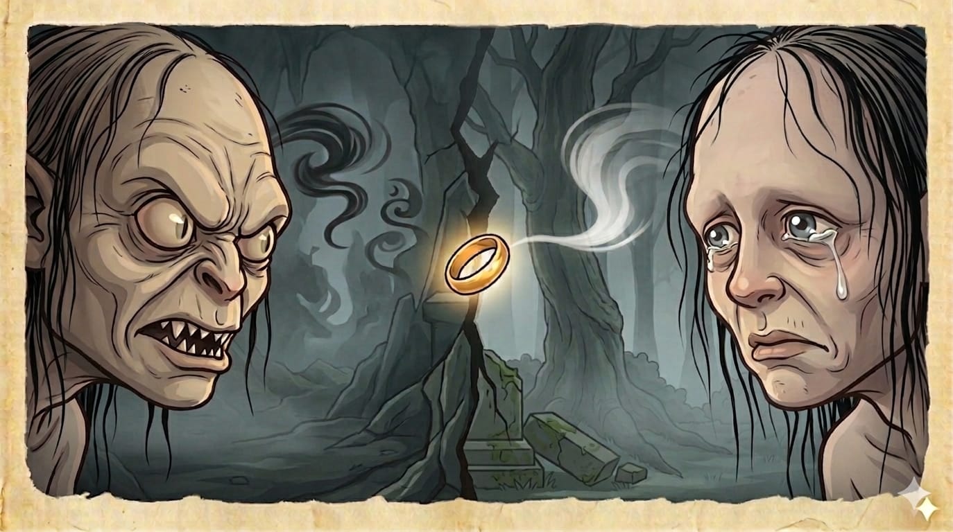 ゴラムとスメアゴル