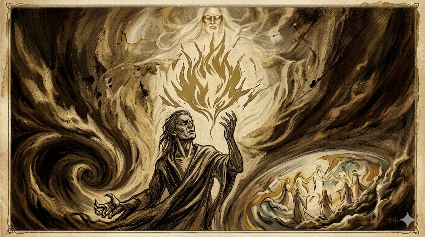 不滅の炎を求めるメルコール